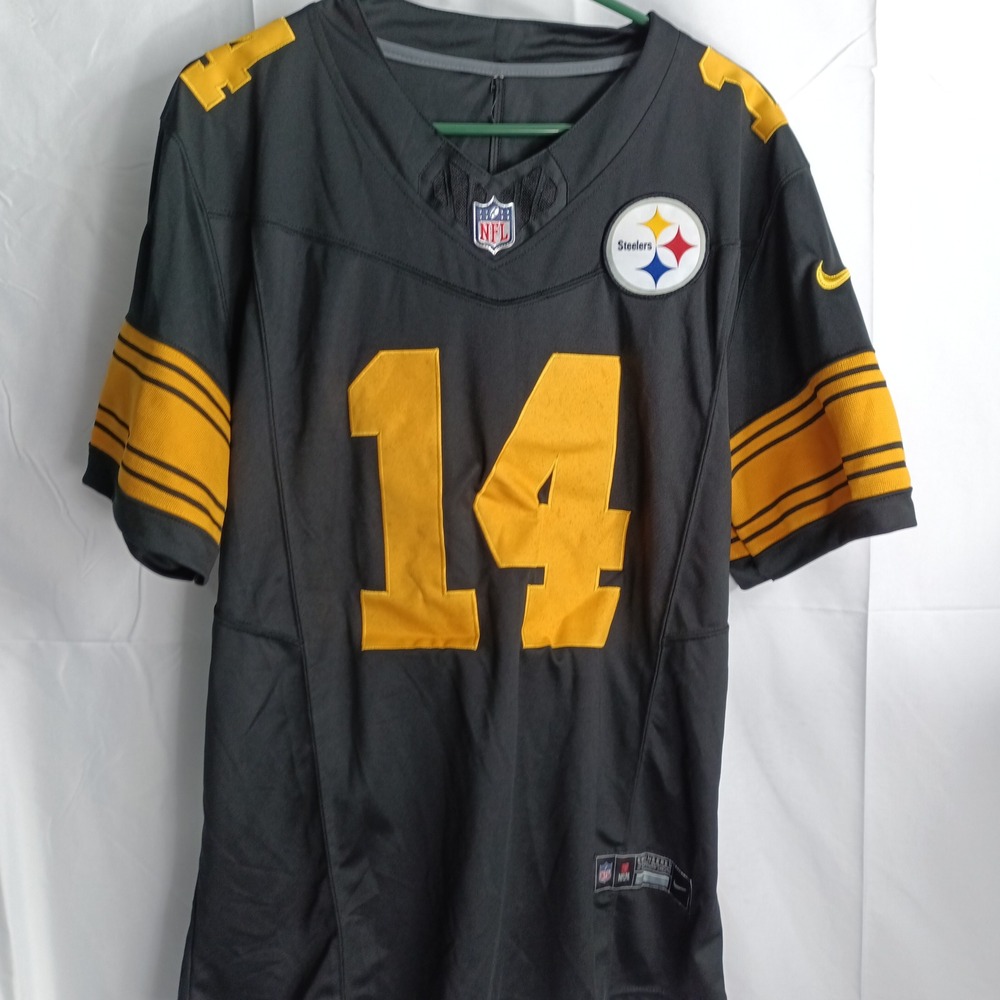 Nike George Pickens 14 Pittsburgh Steelers Color Rush Jersey Mens Small Stitched